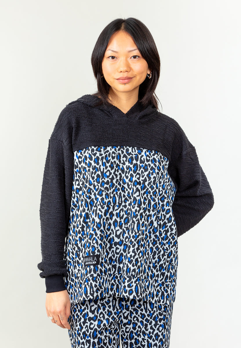 Daria Hoodie Blue Leopard – MAHLA