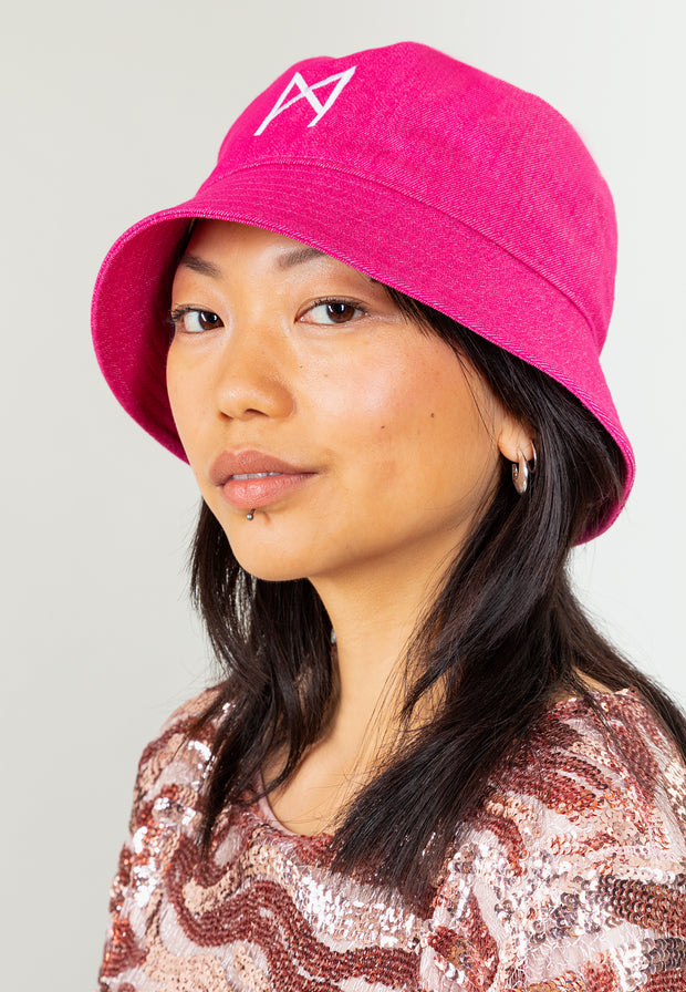 Pink Logo Bucket Hat