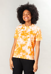 Brook Bright Orange Tie Dye T-shirt