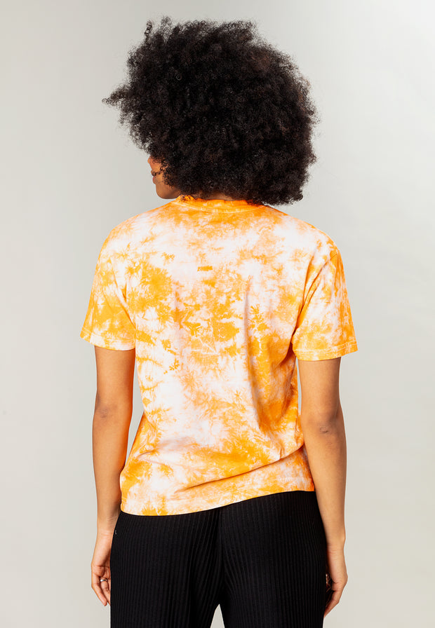 Brook Bright Orange Tie Dye T-shirt