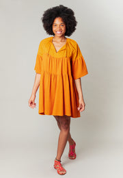 Delilah Dress Burned Orange