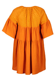 Delilah Dress Burned Orange