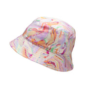 Rainbow Marble Bucket Hat