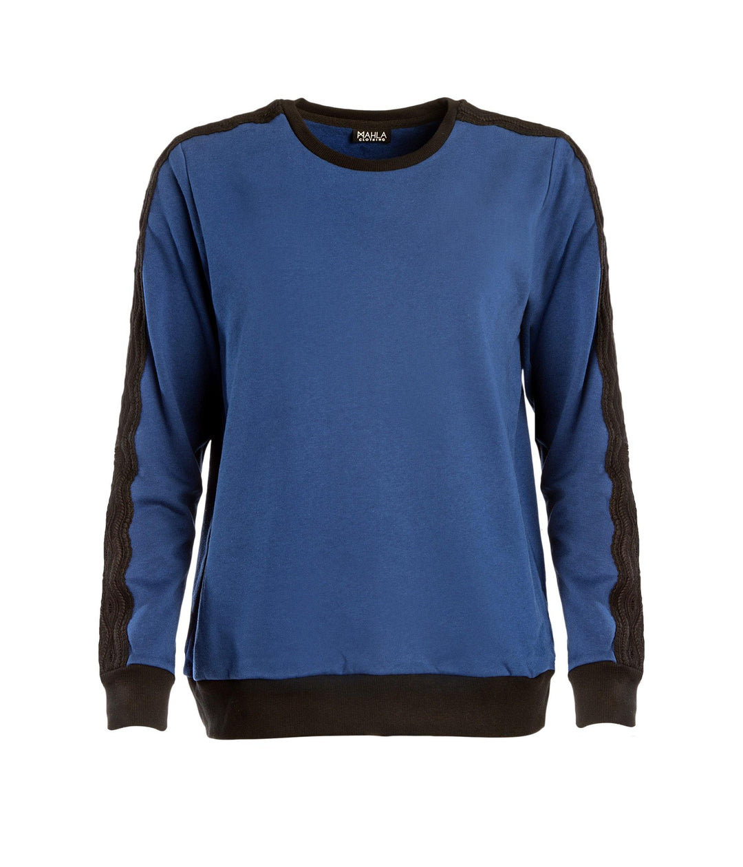 Wavy Sweatshirt Royal Blue MAHLA