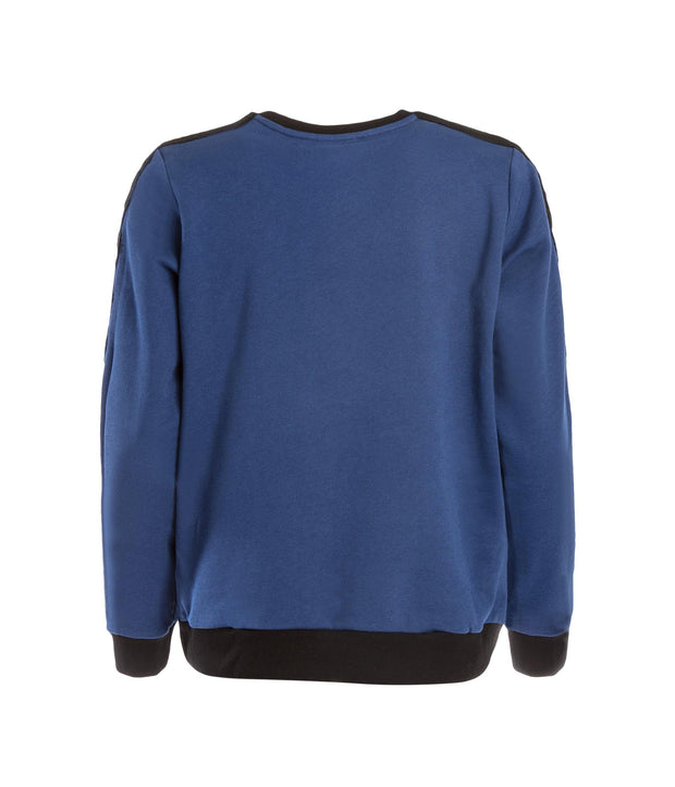 Wavy Sweatshirt Royal Blue - Mahla Clothing