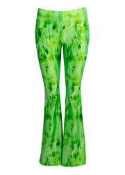 Dalika Flared Trousers Inflammable Green